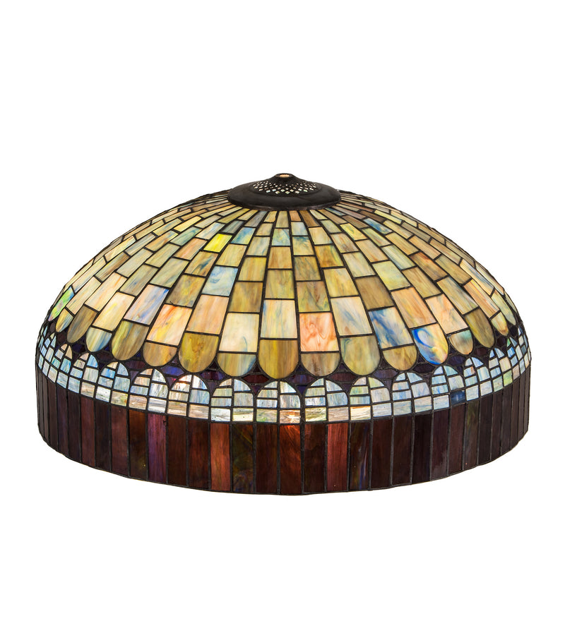 Meyda Tiffany 21136 Shade, Craftsman Brown