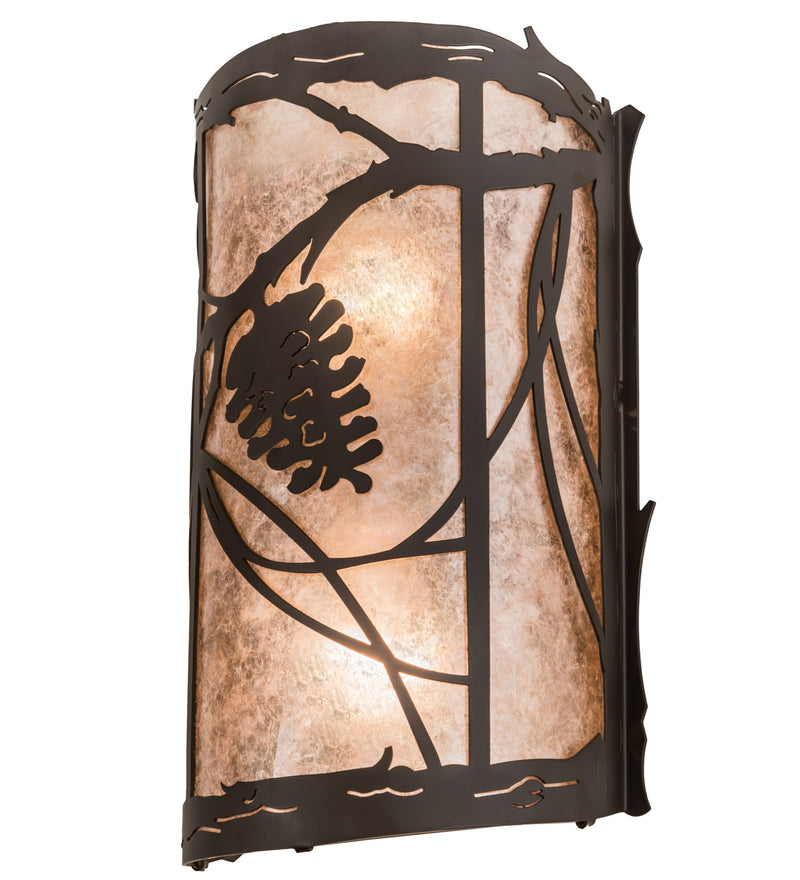 Meyda Tiffany 193755 Two Light Wall Sconce, Oil Rubbed Bronze