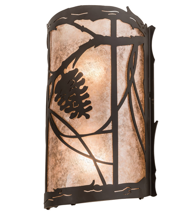 Meyda Tiffany 193755 Two Light Wall Sconce, Oil Rubbed Bronze