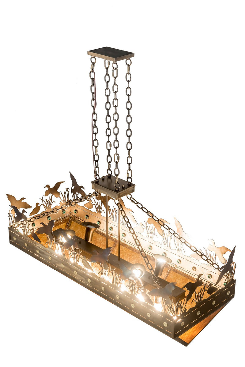 Meyda Tiffany 194483 12 Light Pendant, Dark Burnished Antique Copper