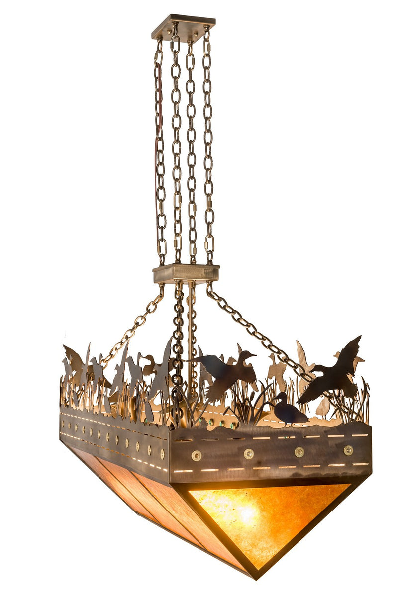 Meyda Tiffany 194483 12 Light Pendant, Dark Burnished Antique Copper