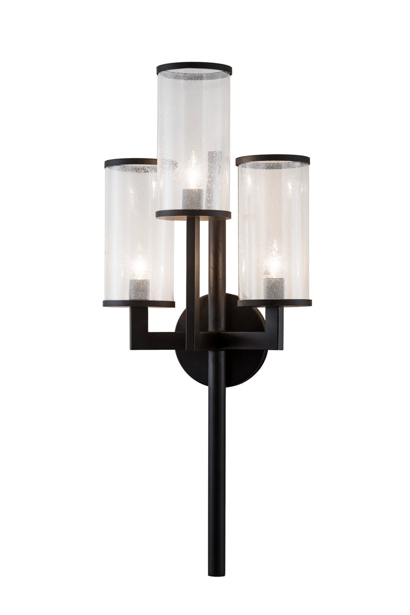 Meyda Tiffany 190568 Three Light Wall Sconce, Oil Rubbed Bronze