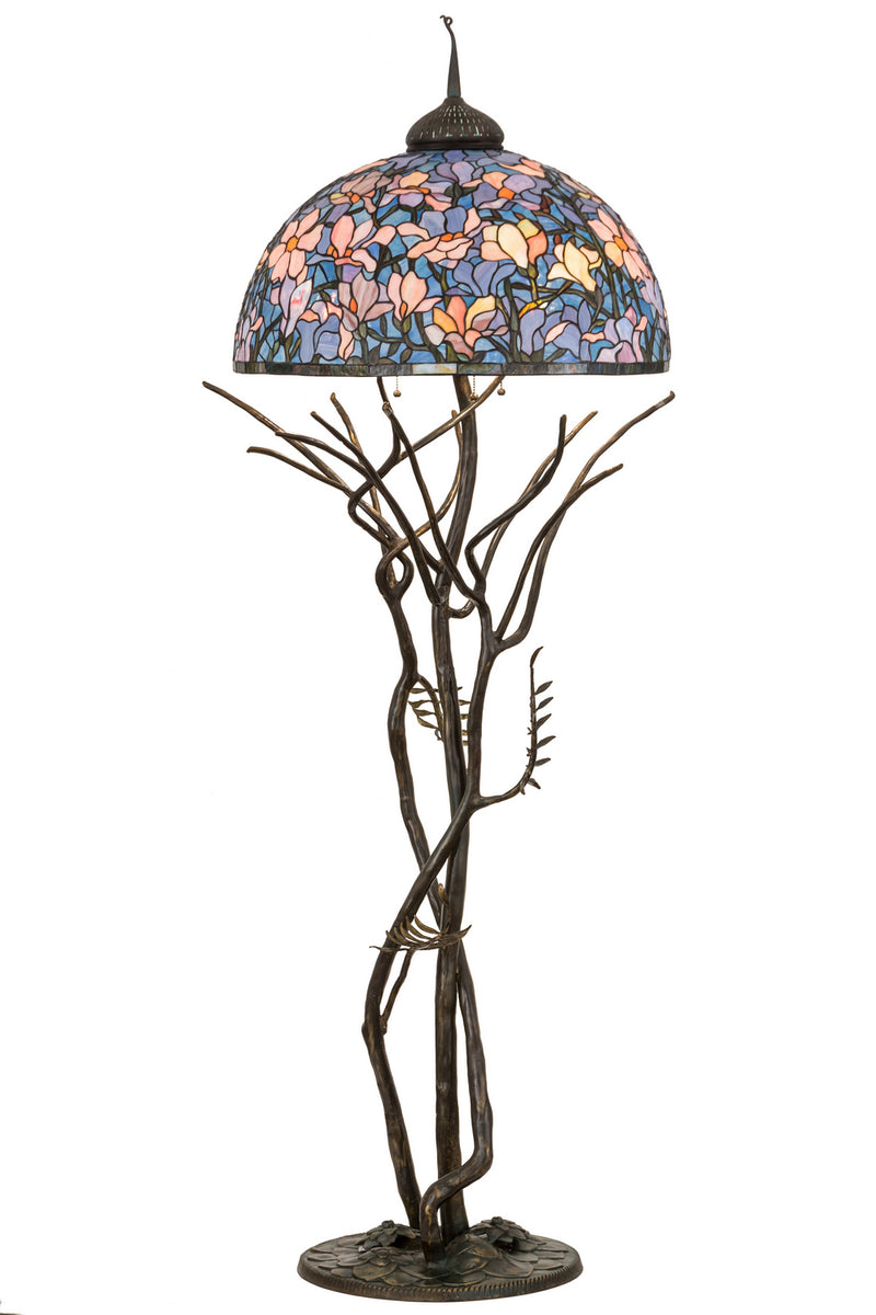 Meyda Tiffany 190745 Three Light Floor Lamp, Antique