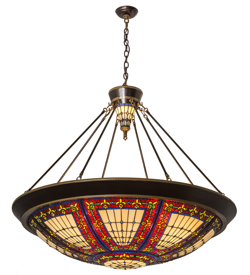 Meyda Tiffany 190767 Ten Light Pendant, Copper Vein & Nu Gold