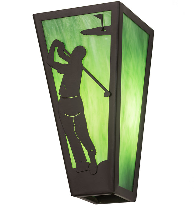 Meyda Tiffany 190935 One Light Wall Sconce, Timeless Bronze