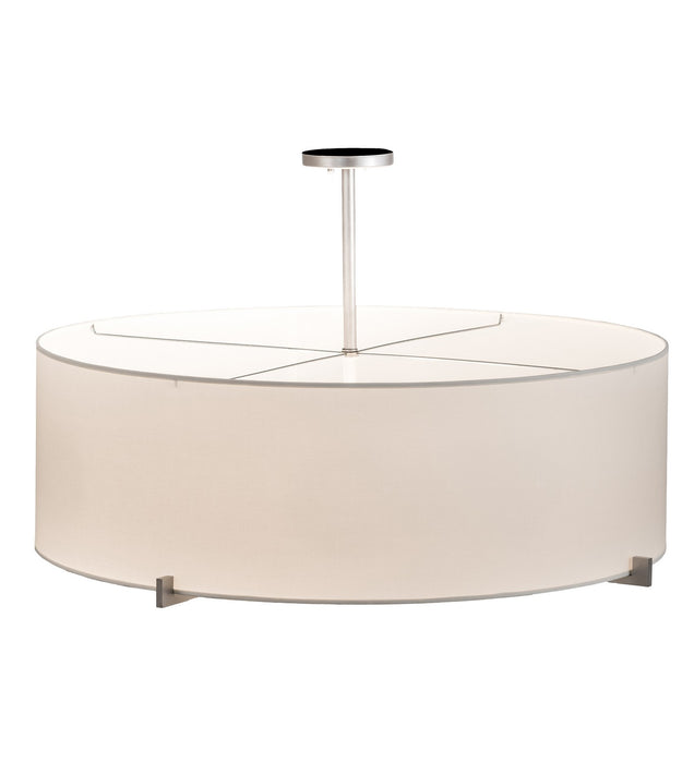 Meyda Tiffany 191517 Four Light Pendant, Brushed Nickel