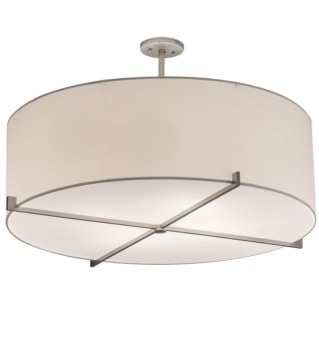 Meyda Tiffany 191517 Four Light Pendant, Brushed Nickel