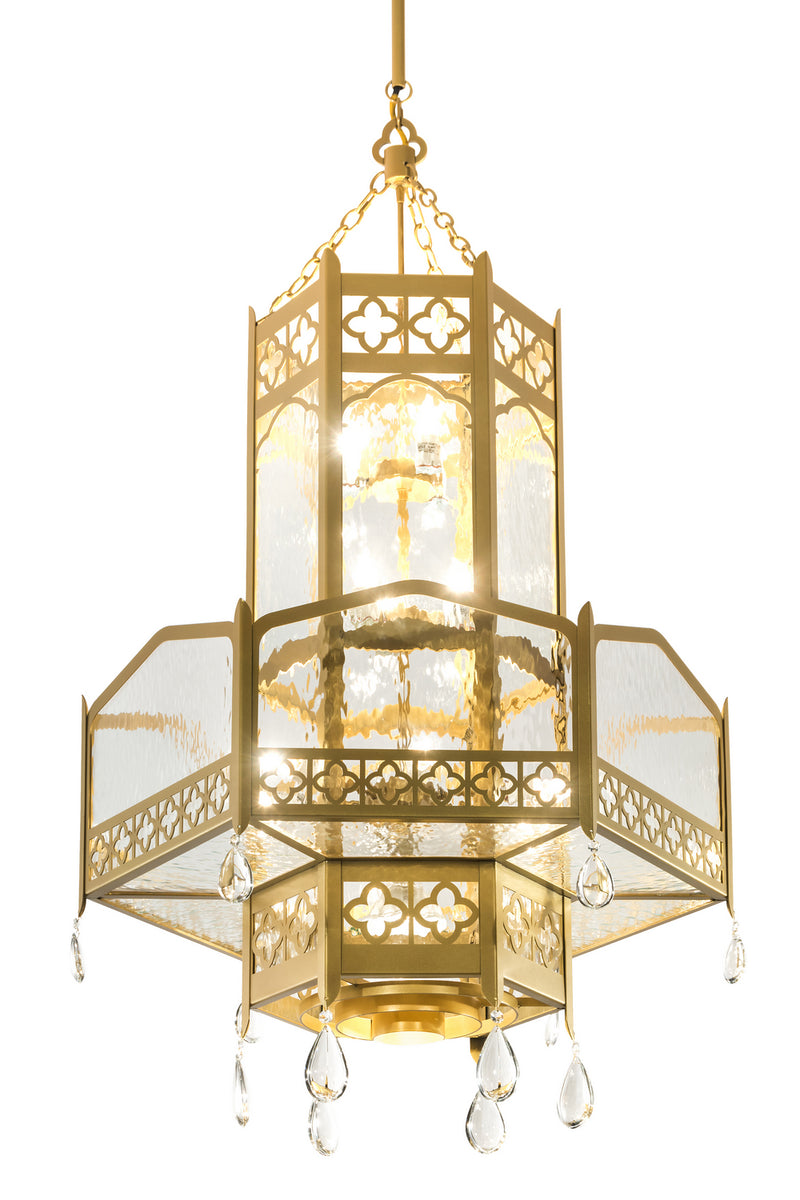Meyda Tiffany 191693 13 Light Pendant, Goldtastic