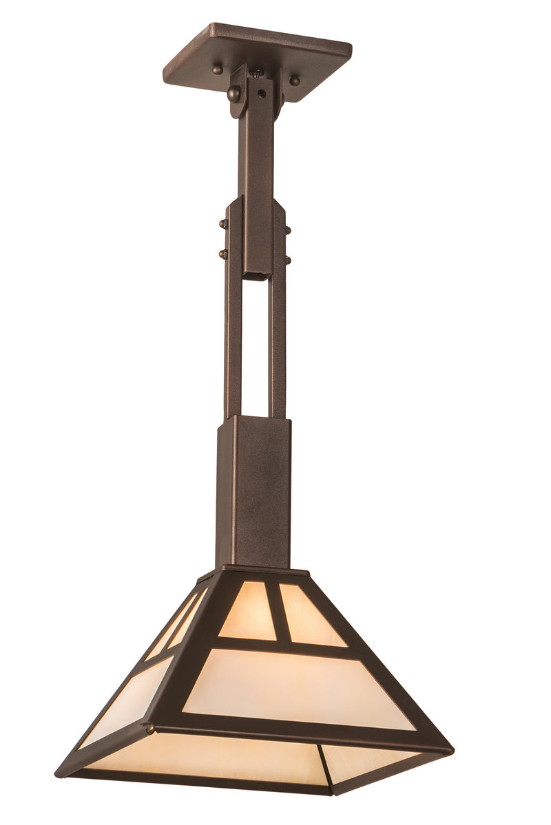 Meyda Tiffany 191704 One Light Pendant, Mahogany Bronze