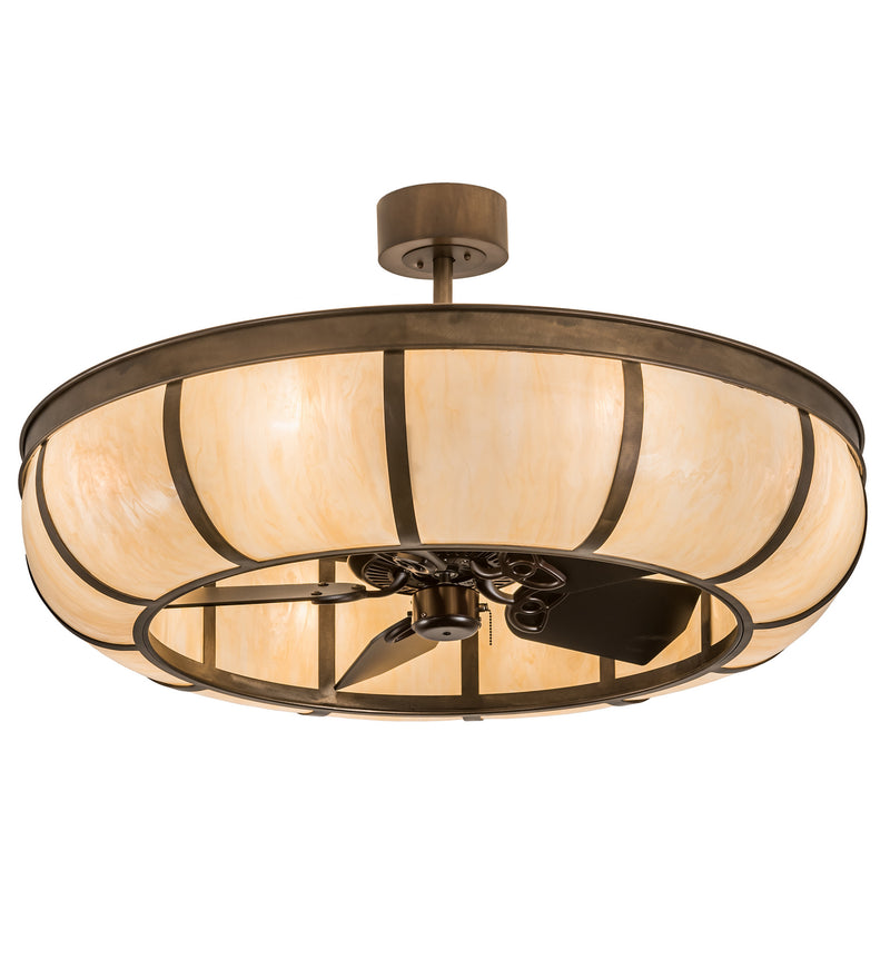 Meyda Tiffany 191998 Eight Light Chandel-Air, Antique Copper