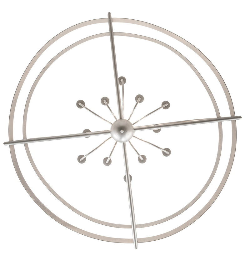 Meyda Tiffany 192243 12 Light Chandelier, Nickel Powder Coat