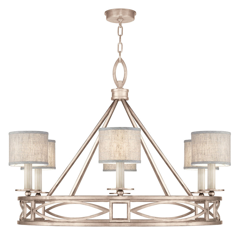 Fine Art 887640-21ST Six Light Chandelier, Gray
