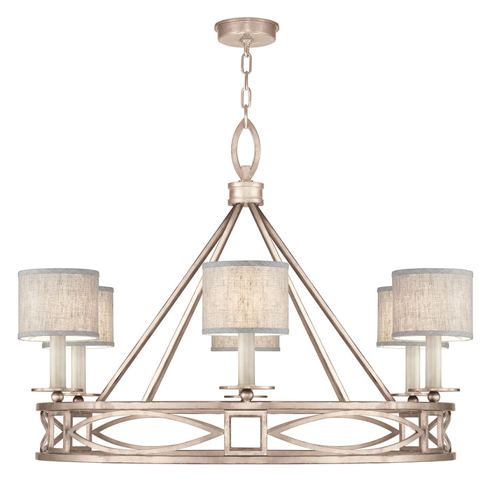 Fine Art 887640-21ST Six Light Chandelier, Gray