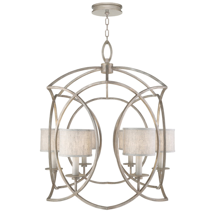 Fine Art 889840-21ST Six Light Chandelier, Gray