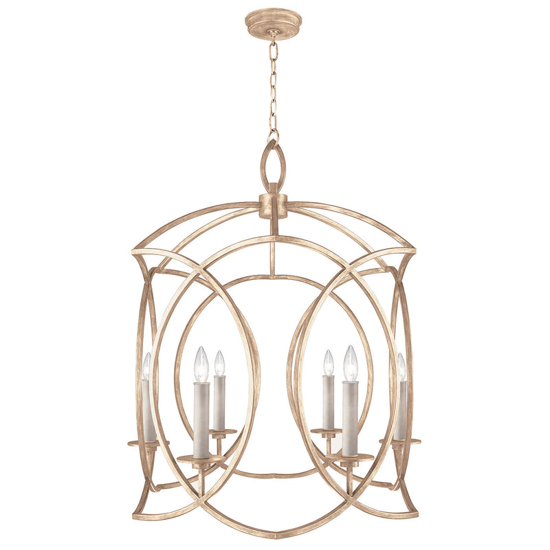 Fine Art 889840-3ST Six Light Chandelier, Gold