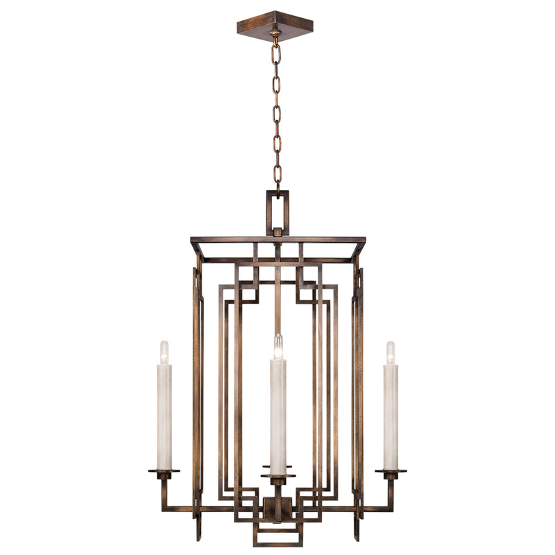 Fine Art 889040-1ST Four Light Chandelier, Bronze