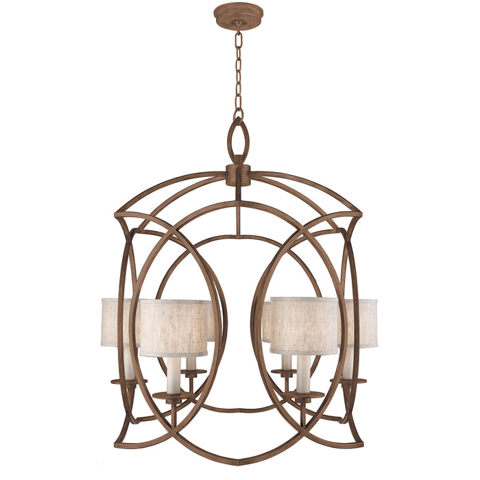 Fine Art 889840-11ST Six Light Chandelier, Bronze