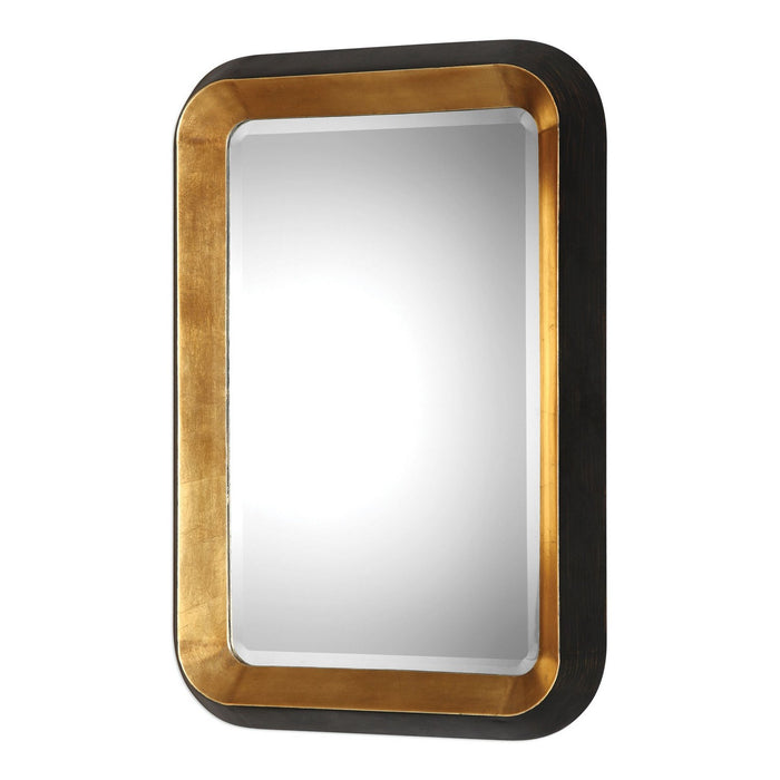Uttermost 09301 Mirror, Antiqued Metallic Gold Leaf