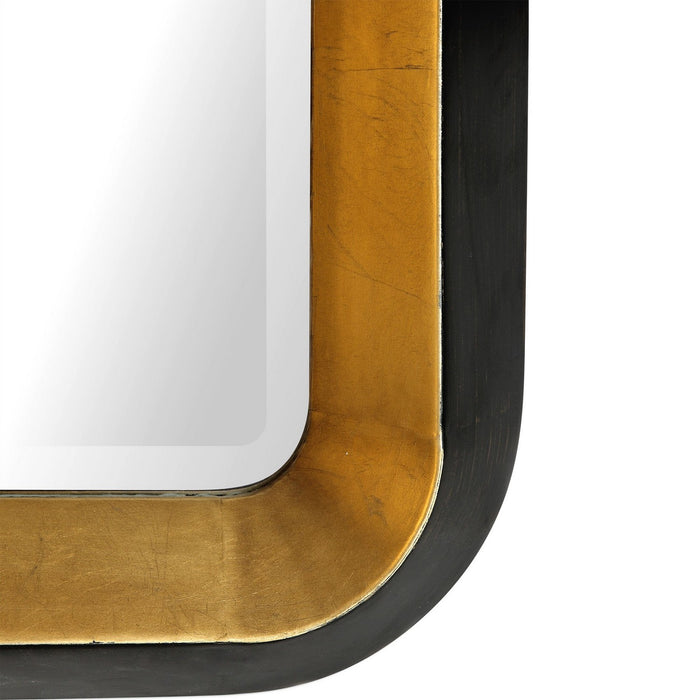 Uttermost 09301 Mirror, Antiqued Metallic Gold Leaf