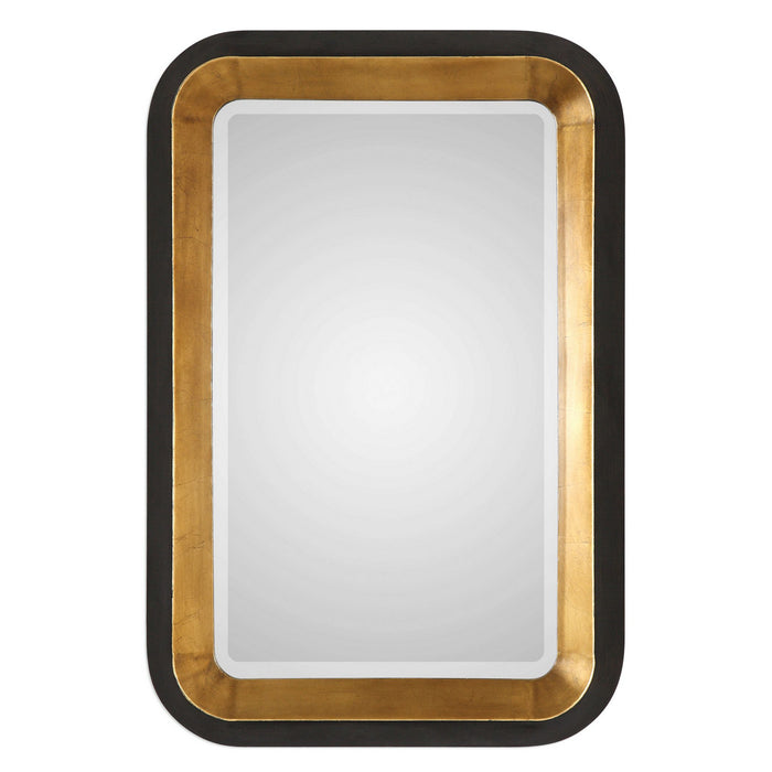 Uttermost 09301 Mirror, Antiqued Metallic Gold Leaf