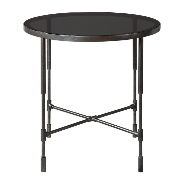 Uttermost 24783 Accent Table, Aged Steeled Iron w/Rust