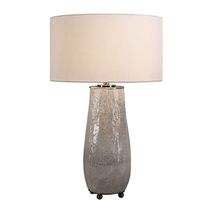 Uttermost 27564-1 One Light Table Lamp, Black Nickel
