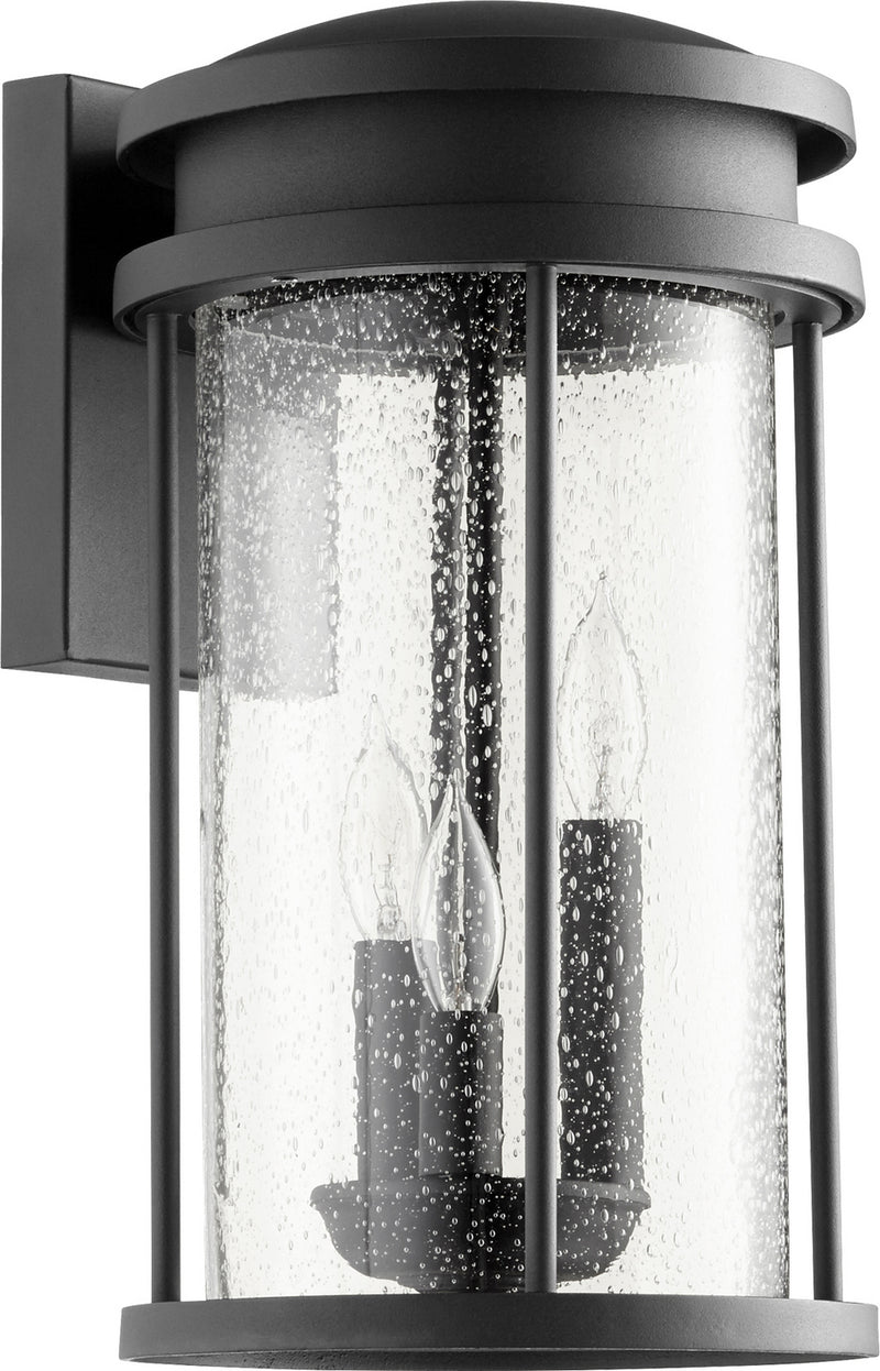 Quorum 7110-3-69 Three Light Wall Mount, Textured Black