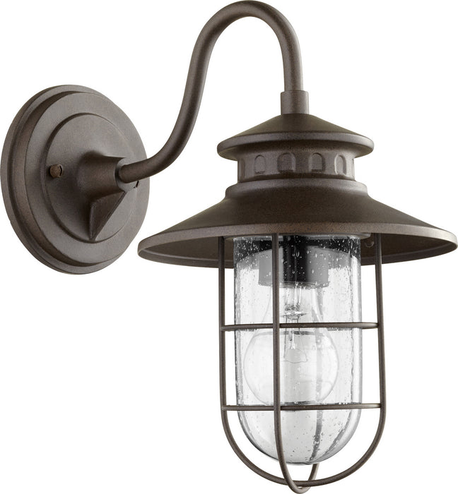 Quorum 7696-86 One Light Outdoor Lantern, Oiled Bronze