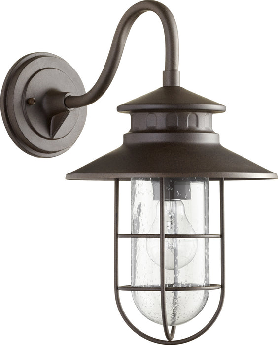 Quorum 7697-86 One Light Outdoor Lantern, Oiled Bronze