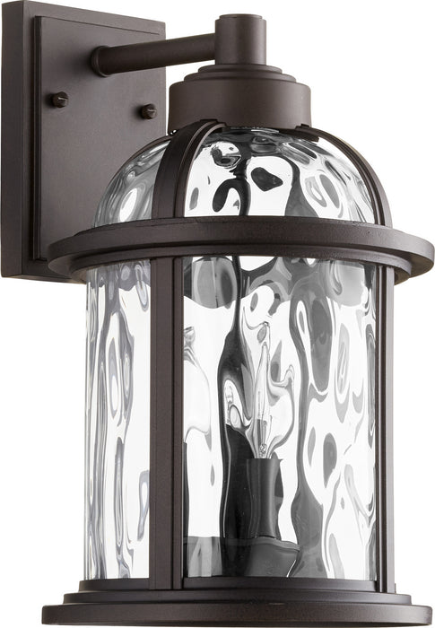 Quorum 7760-3-86 Three Light Outdoor Lantern, Oiled Bronze