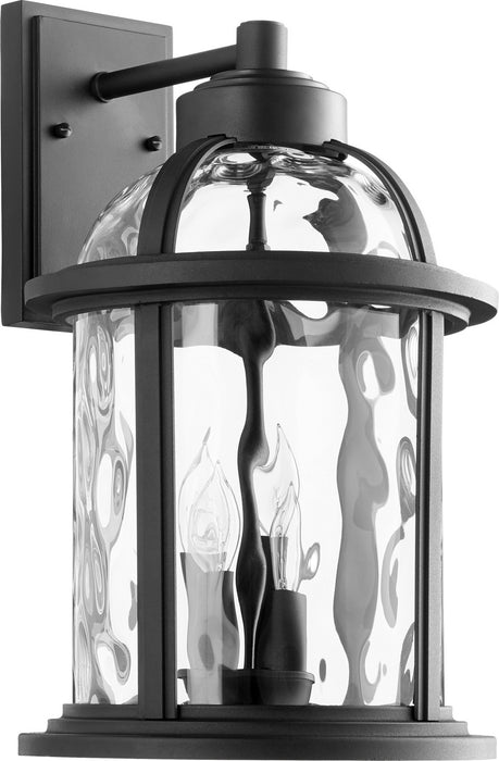 Quorum 7760-4-69 Four Light Outdoor Lantern, Textured Black
