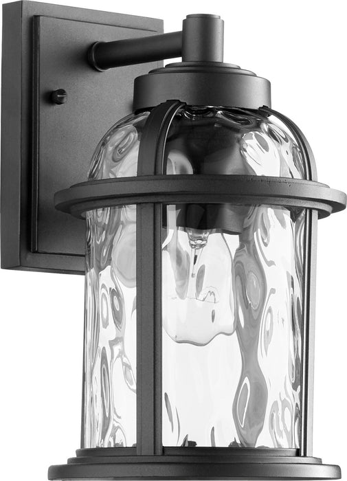 Quorum 7760-69 One Light Outdoor Lantern, Textured Black