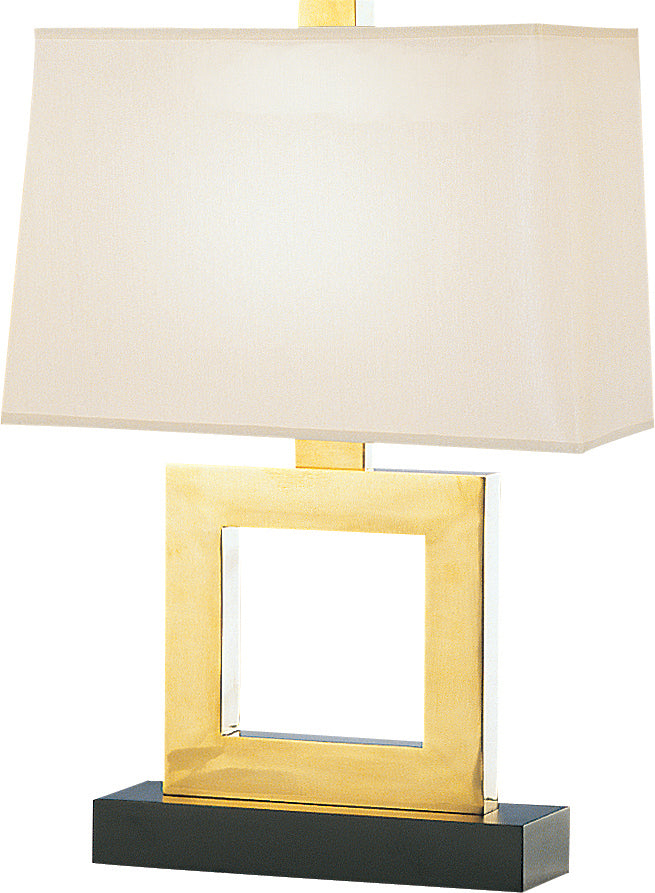 Robert Abbey 100XBN One Light Table Lamp, Natural Brass