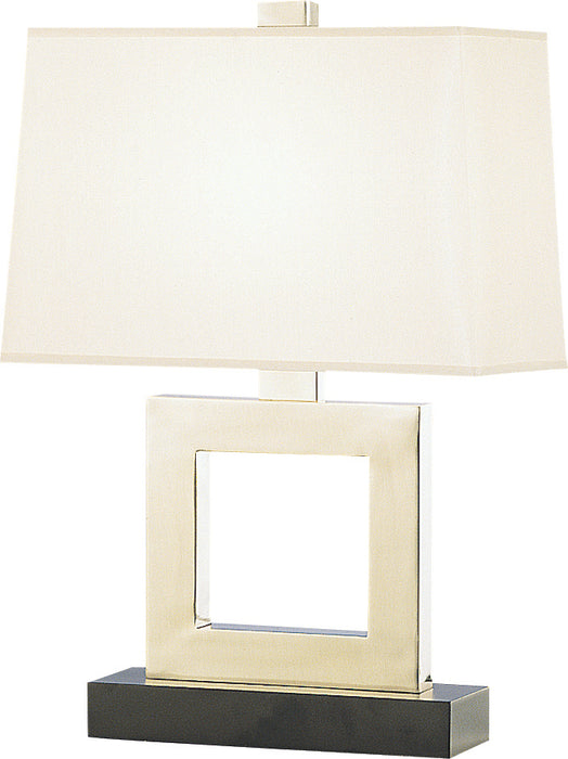 Robert Abbey 101XAS One Light Table Lamp, Antique Silver