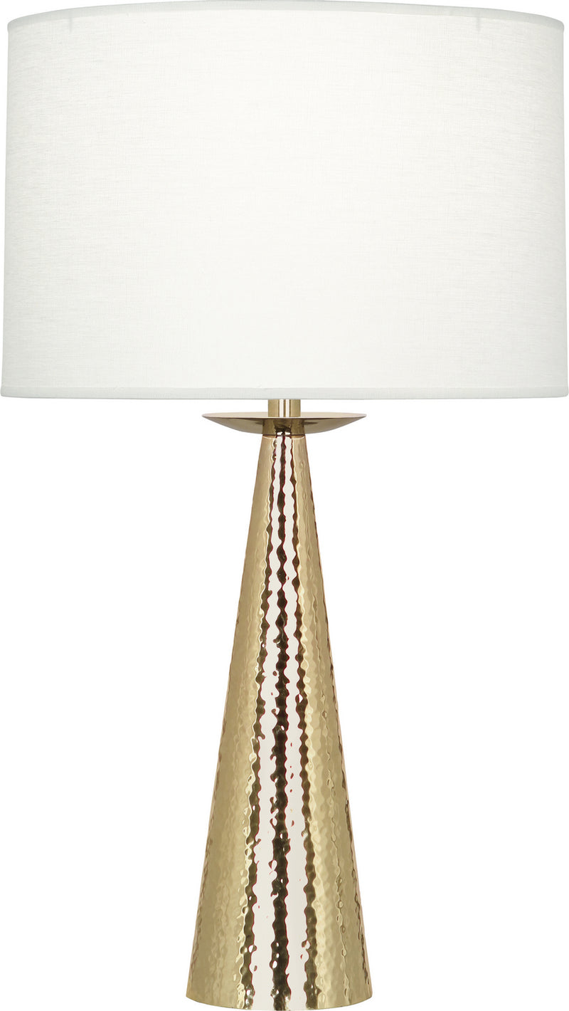 Robert Abbey 9869 One Light Table Lamp, Modern Brass