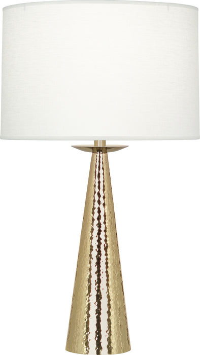 Robert Abbey 9869 One Light Table Lamp, Modern Brass