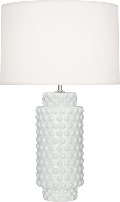 Robert Abbey LY800 One Light Table Lamp, Lily Glazed Textured Ceramic