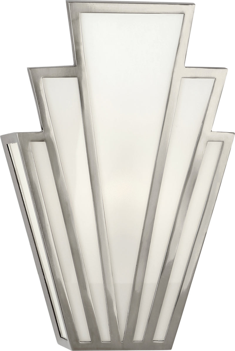 Robert Abbey S228 One Light Wall Sconce, Antique Silver