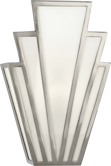 Robert Abbey S228 One Light Wall Sconce, Antique Silver
