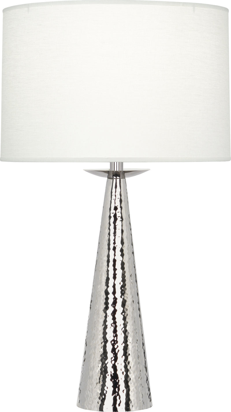 Robert Abbey S9869 One Light Table Lamp, Polished Nickel