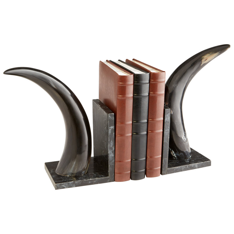 Cyan 08013 Bookends, Bone And Black