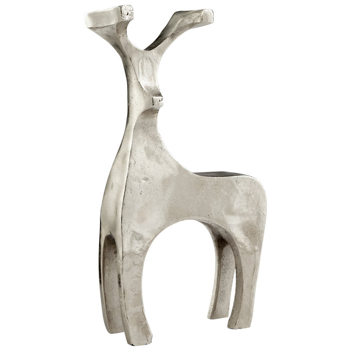 Cyan 08122 Sculpture, Raw Nickel