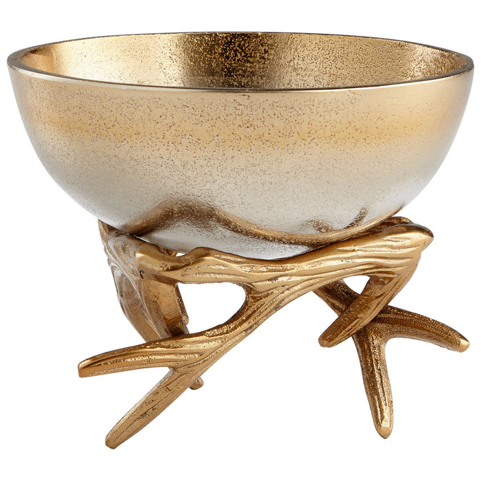 Cyan 08131 Bowl, Gold