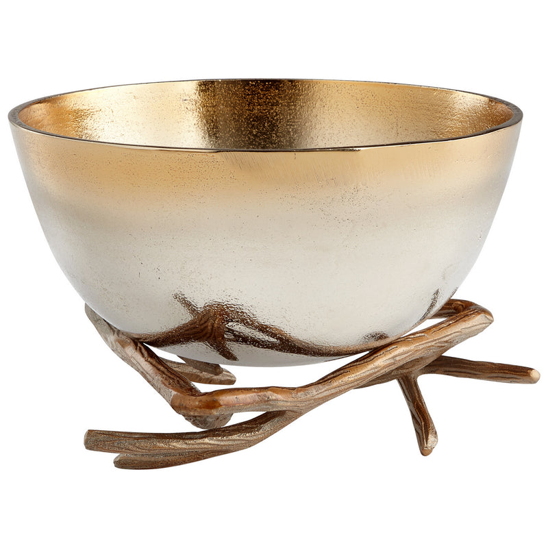 Cyan 08133 Bowl, Gold