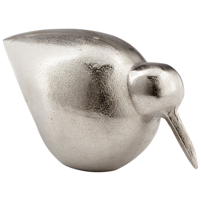 Cyan 08279 Sculpture, Raw Nickel