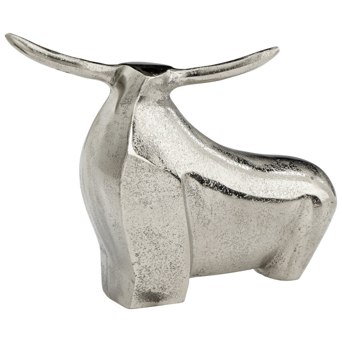 Cyan 08281 Sculpture, Raw Nickel