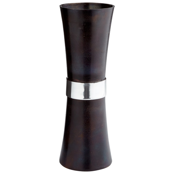 Cyan 08294 Vase, Bronze And Blue