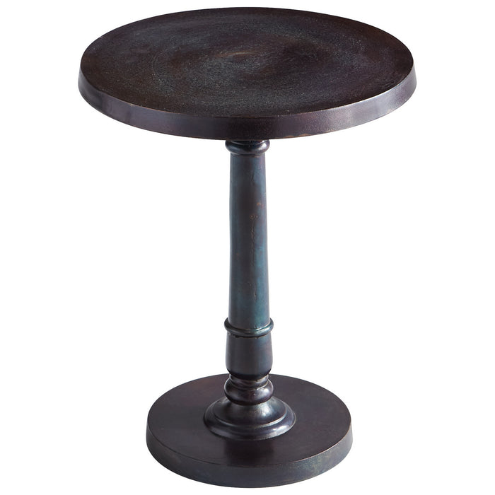 Cyan 08296 Table, Bronze And Blue