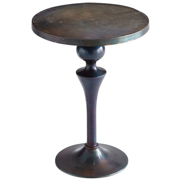 Cyan 08297 Side Table, Bronze And Blue