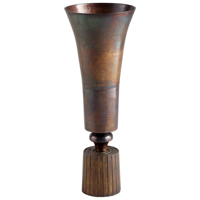 Cyan 08300 Vase, Vintage Brass